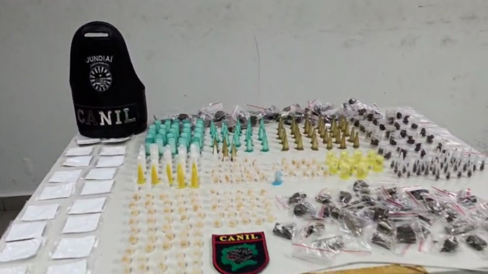 Drogas apreendidas pela GM de Jundiaí