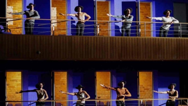 Apresentação de dança.