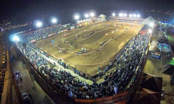 Arena para a competição Arena Cross