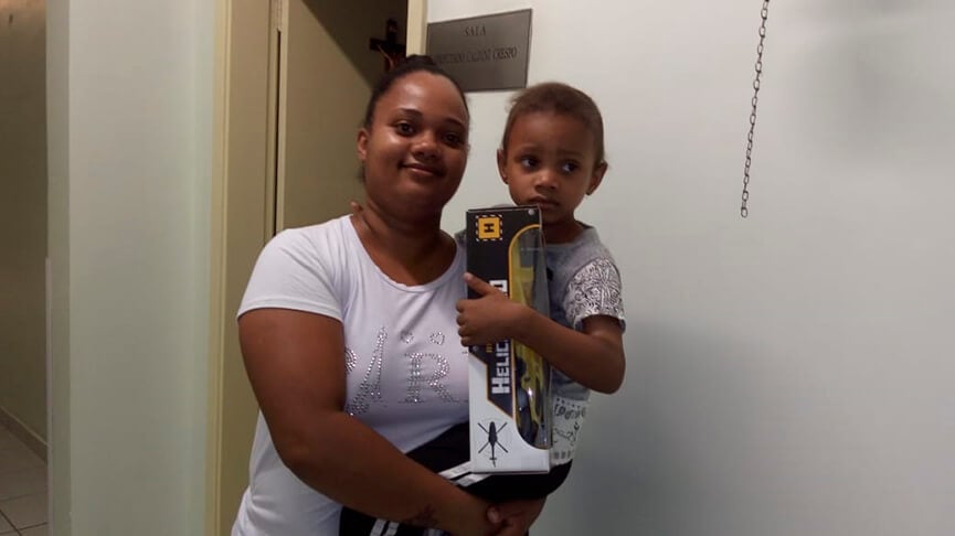 Arthur paciente do Grendacc. (Foto: Divulgação)