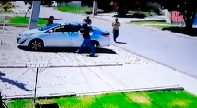 Assalto em Curitiba. (Foto: Reprodução)