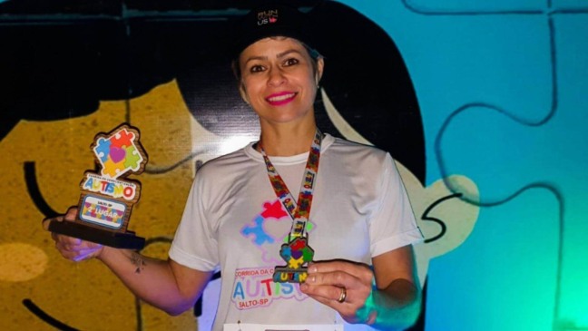 Emanuele da Silva ficou em 2° lugar na categoria 30 a 39 anos e 7° lugar na classificação geral