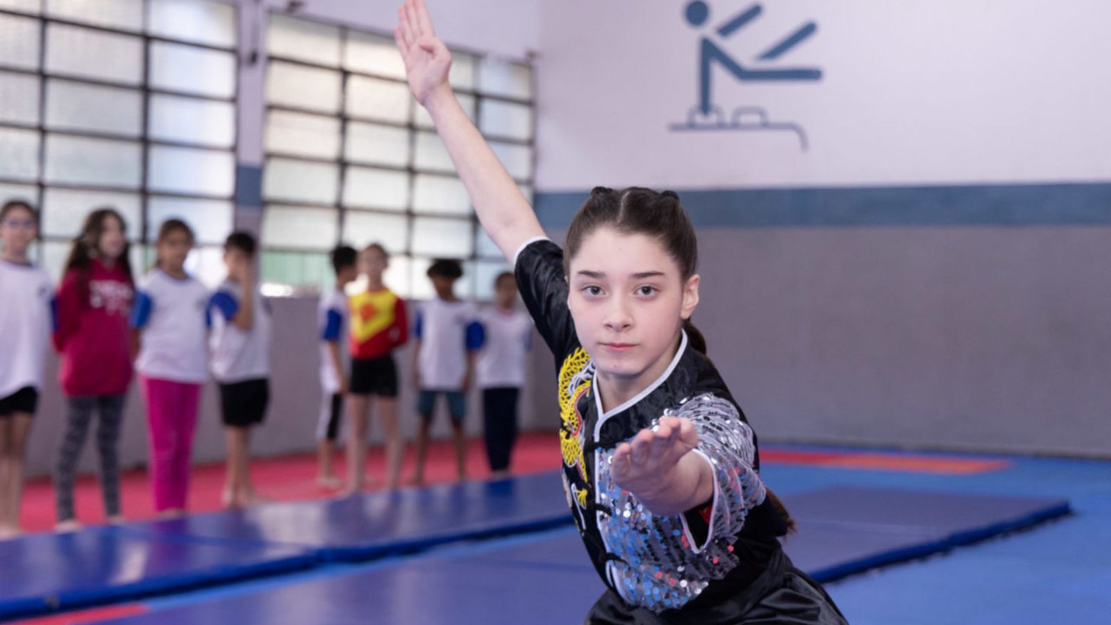 Atleta de Kung Fu de Jundiaí