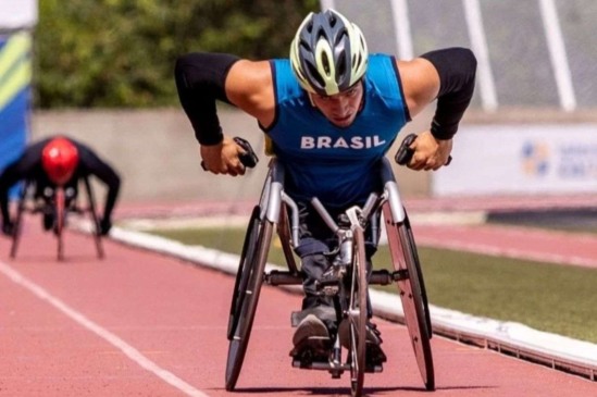 Atleta paralímpico de Jundiaí, Cristian Ribeira