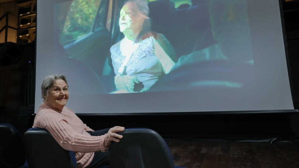 Atriz jundiaiense Basilides Ortega.