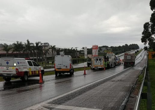 Atropelamento em Jundiaí. (Foto: Divulgação)