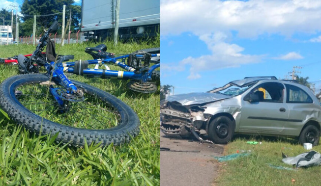 Atropelamento em Cabreúva. (Foto: Divulgação)