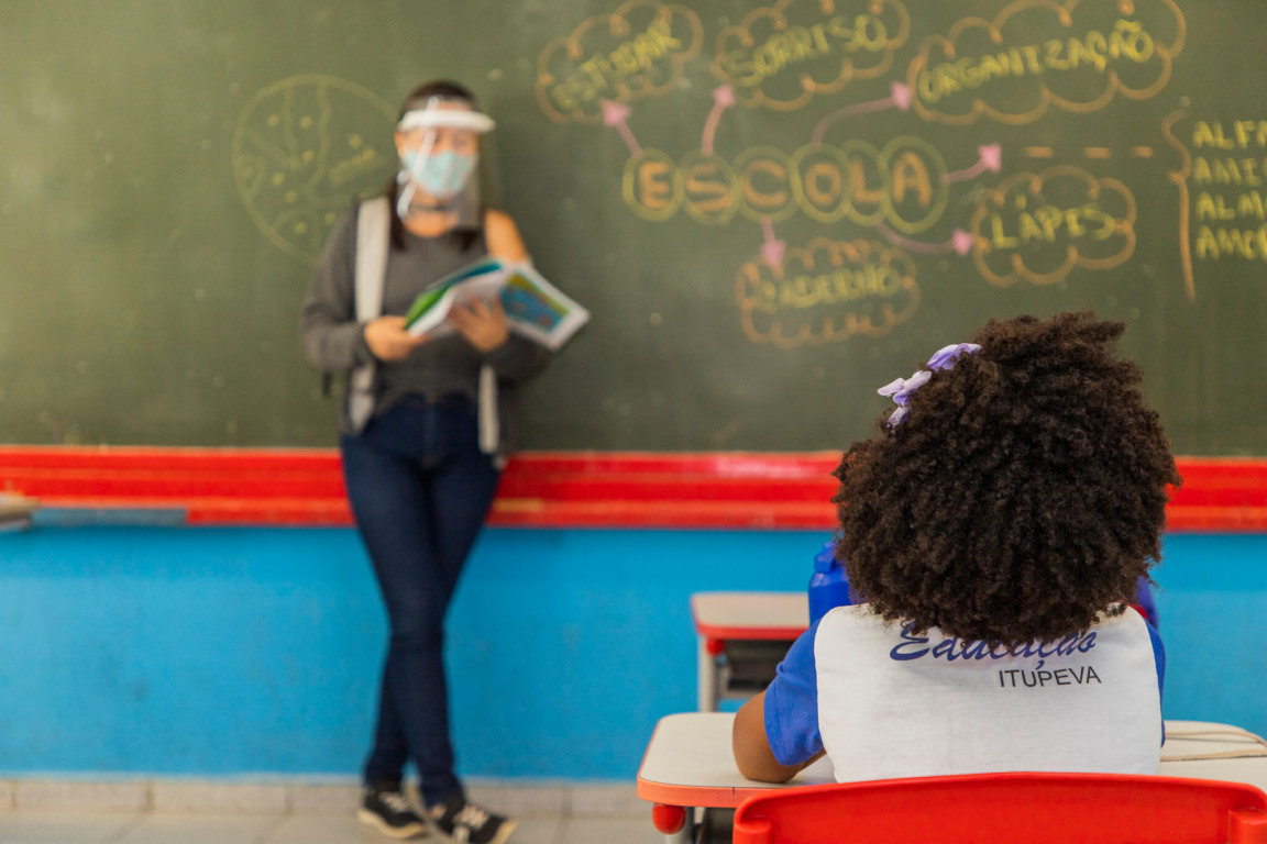 Volta às aulas em Itupeva. (Foto: Divulgação)