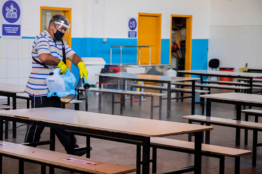 Volta às aulas em Itupeva. (Foto: Divulgação)