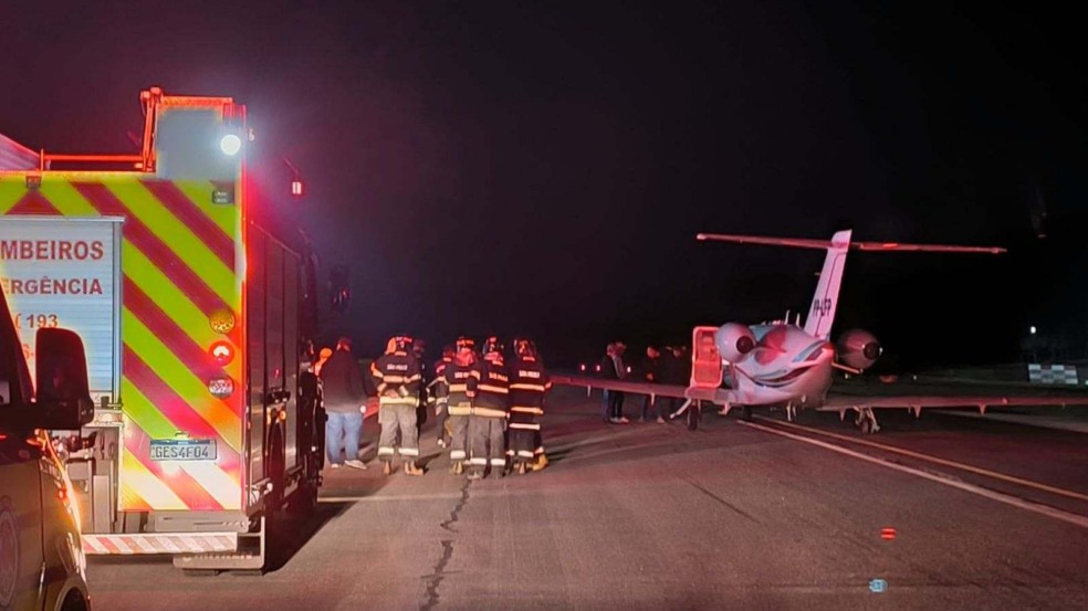 pouso de emergência em Jundiaí