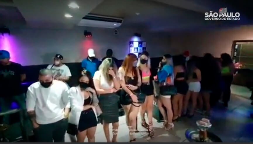 Casa noturna autuada em SP. (Foto: Reprodução)