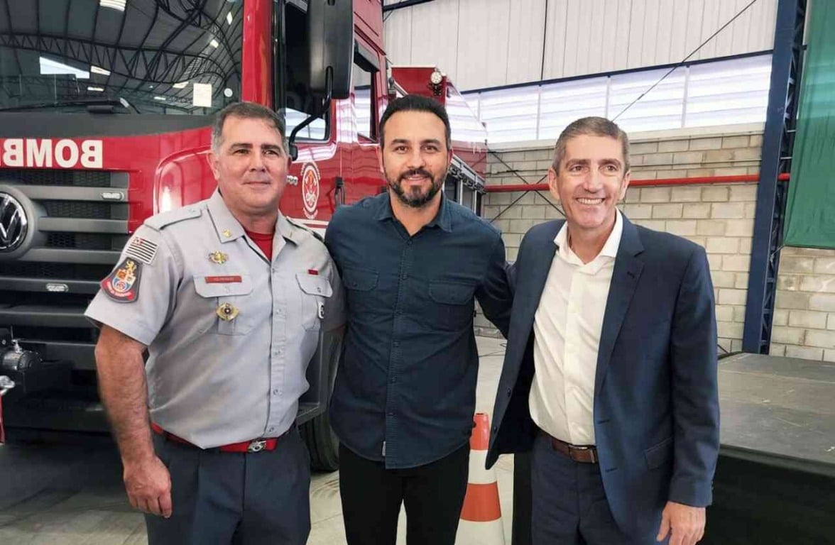 Deputado Alexandre Pereira destina R$ 1 milhão para Base de Bombeiros inaugurada em Cabreúva