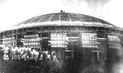 Construção do Bolão. (Foto: Divulgação)
