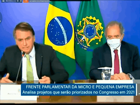 Bolsonaro critica medidas restritivas. (Foto: Divulgação)