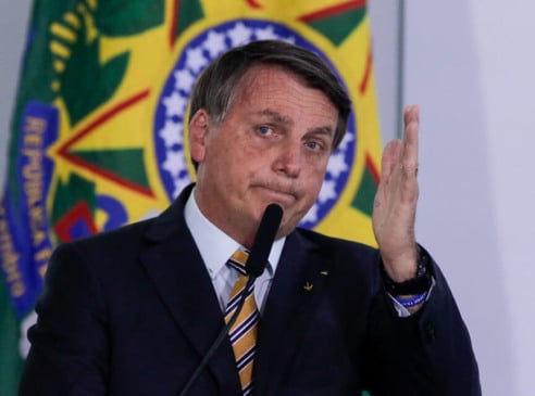 Jair Bolsonaro no Palácio do Planalto. (Foto; TV Brasil)