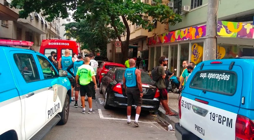 Tragédia no Rio de Janeiro. (Foto: Divulgação)