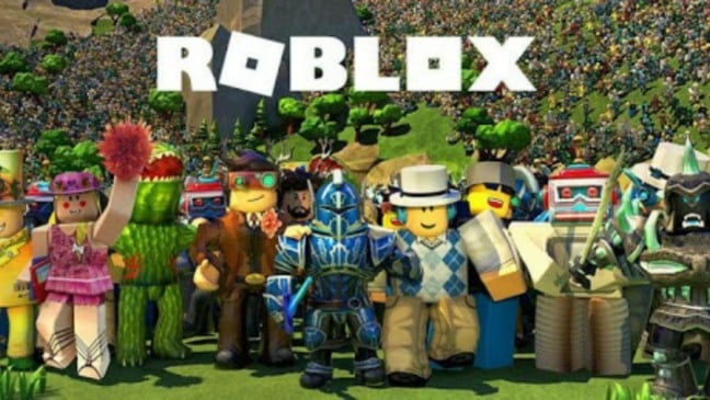 Interface da plataforma de games Roblox