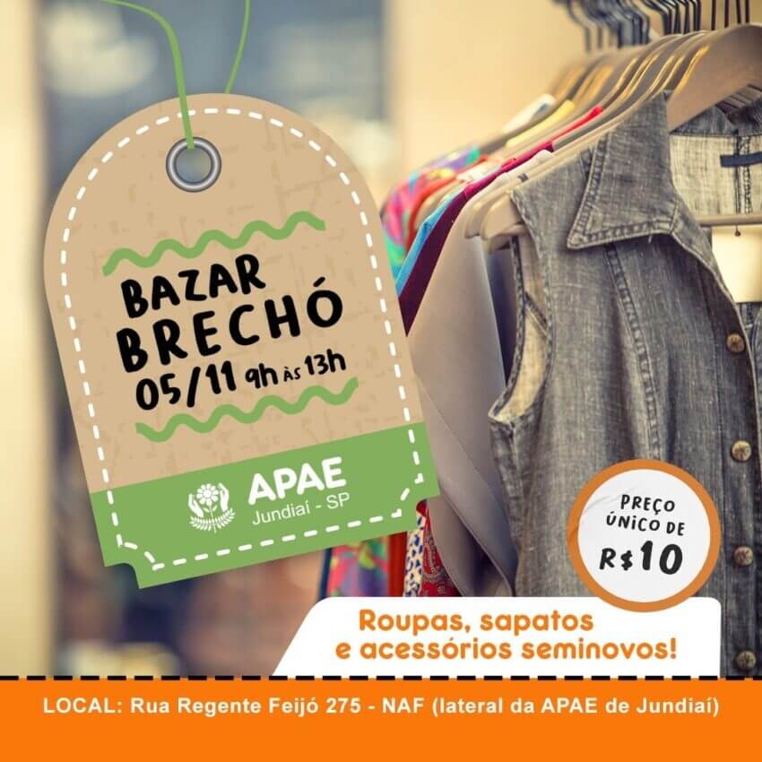 Bazar APAE jundiaí