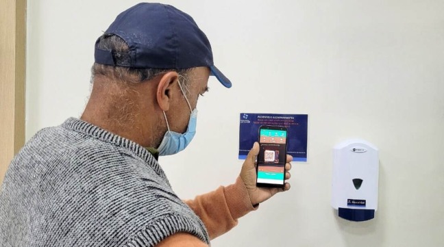 QRcode mostra a nova orientação sobre as altas