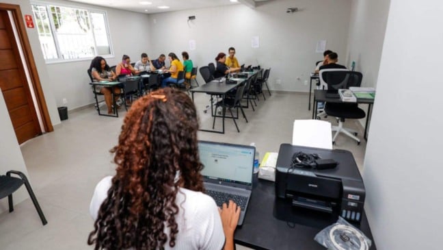 Central de atendimento da Prefeitura.