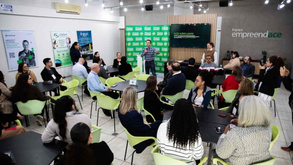 Café de boas-vindas da ACE Jundiaí.