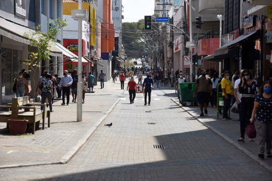 Movimento no Centro. (Foto: Divulgação)