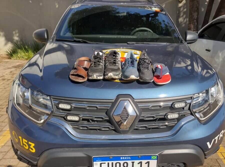 Calçados recuperados pela gmj