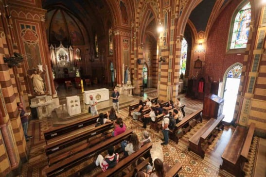 Interior da catedral nossa senhora do desterro em Jundiaí