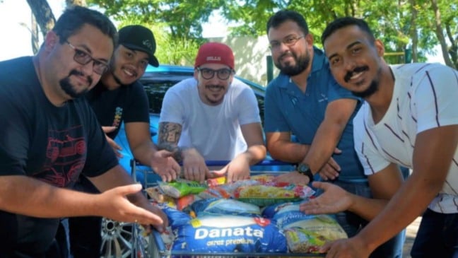 Campanha para arrecadação de comida em Jundiaí