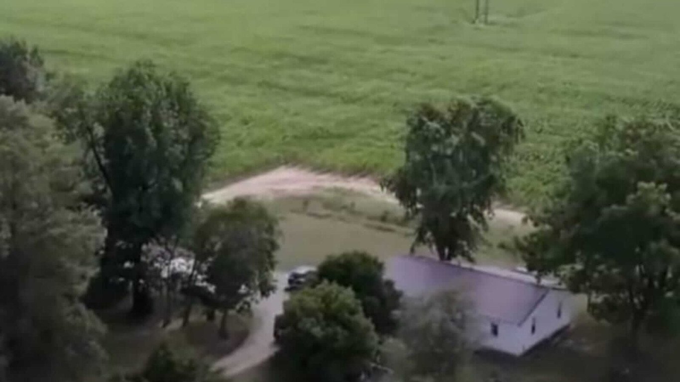 Campo de Milho em Missouri, nos Estados Unidos