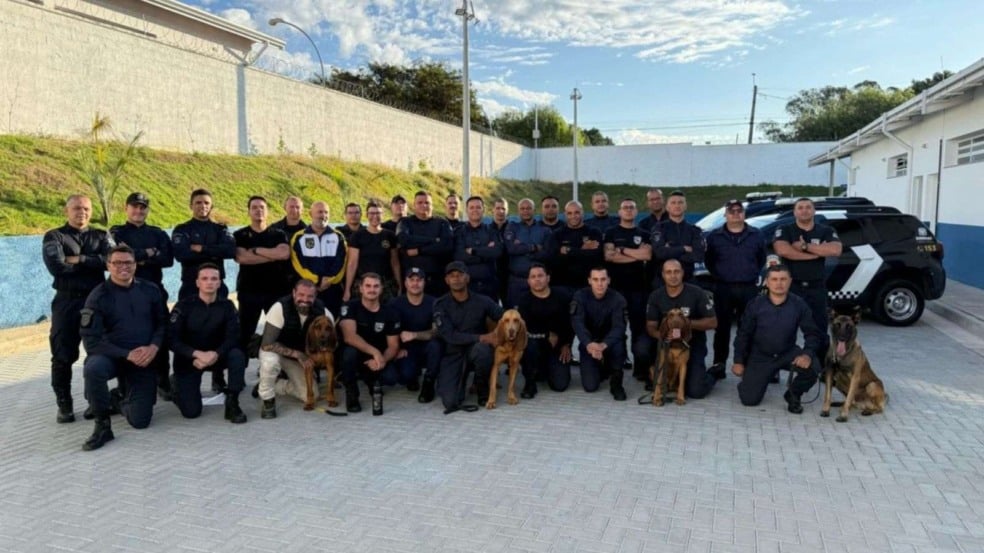 Equipe da Guarda Municipal de Jundiaí.