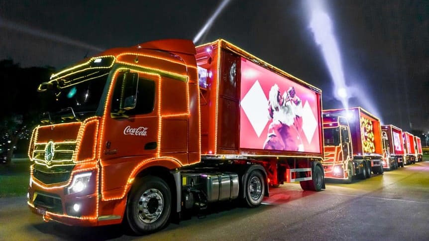 Caravana de Natal da Coca-Cola passa por Itupeva nesta terça (23)