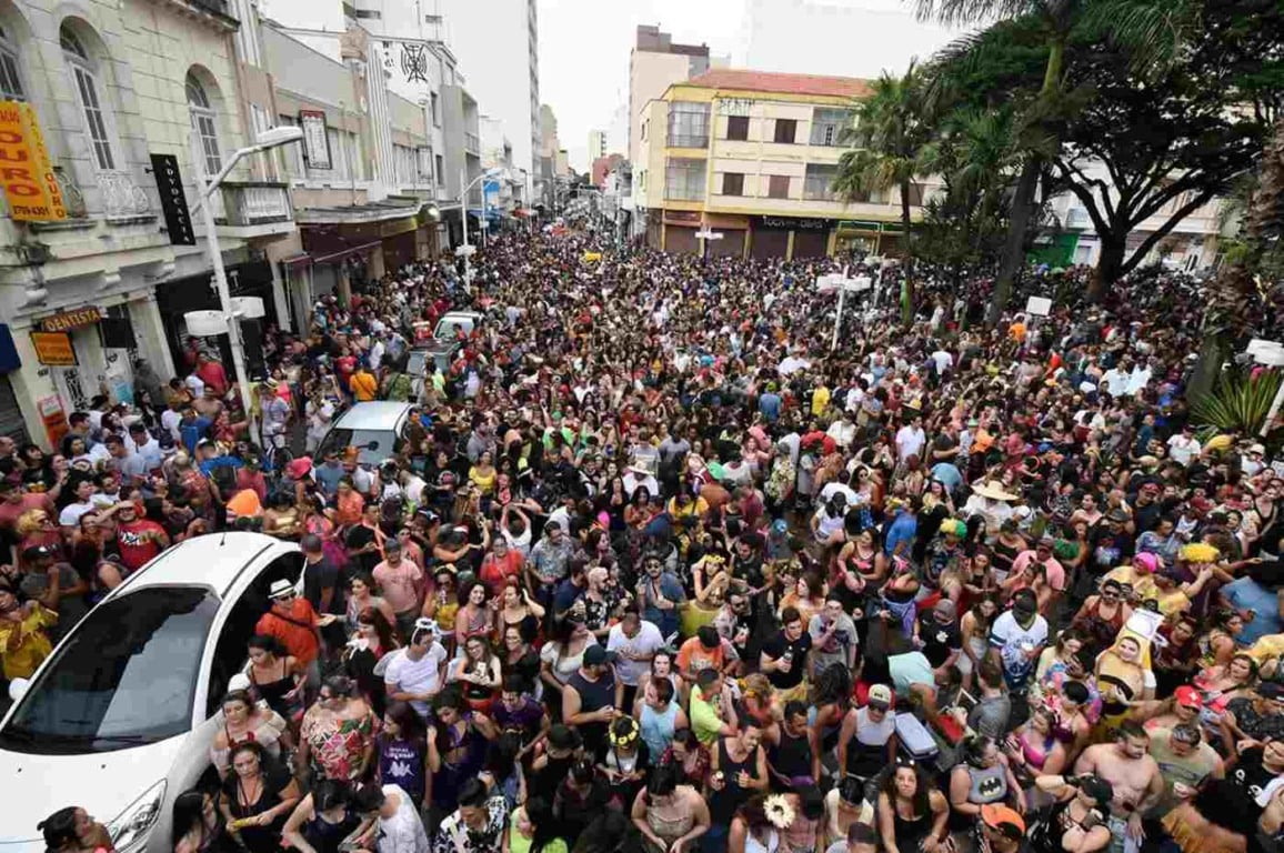 Carnaval de rua em Jundiaí