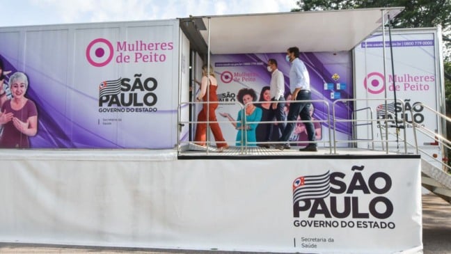 Carreta da Mamografia chega a Jundiaí no Dia da Mulher