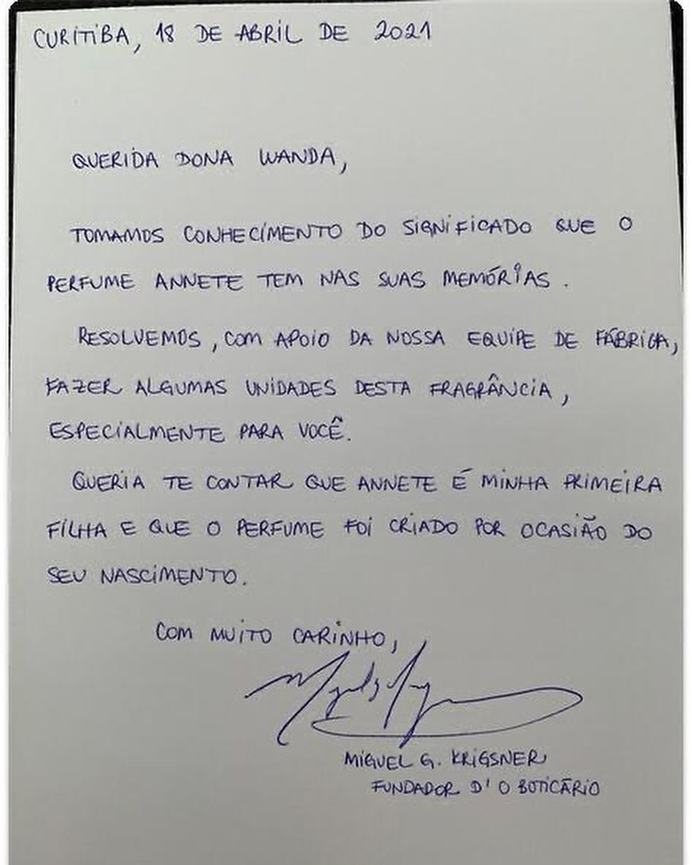 carta Boticário