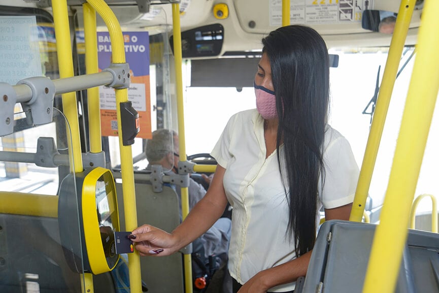 Cartão aproximação da Transurb. (Foto: Divulgação/PMJ)