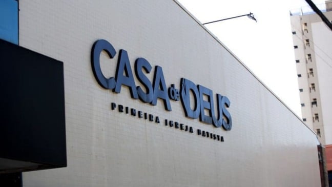Fachada da Igreja Batista Casa de Deus.