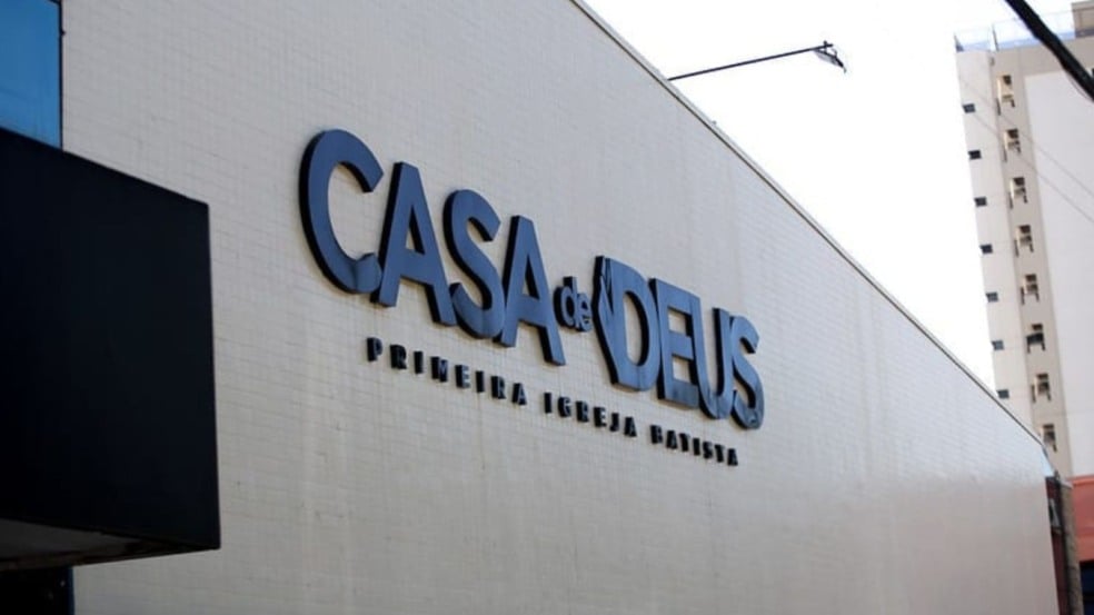Fachada da Igreja Batista Casa de Deus.