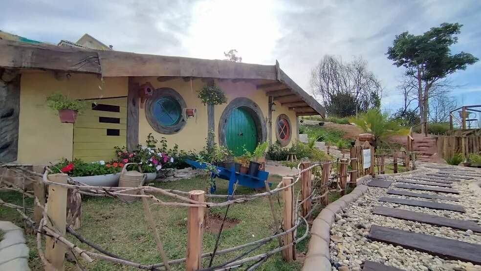 Faixada da casa de Hobbit