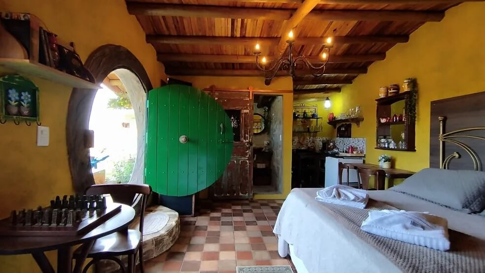 Interior da Casa de Hobbit