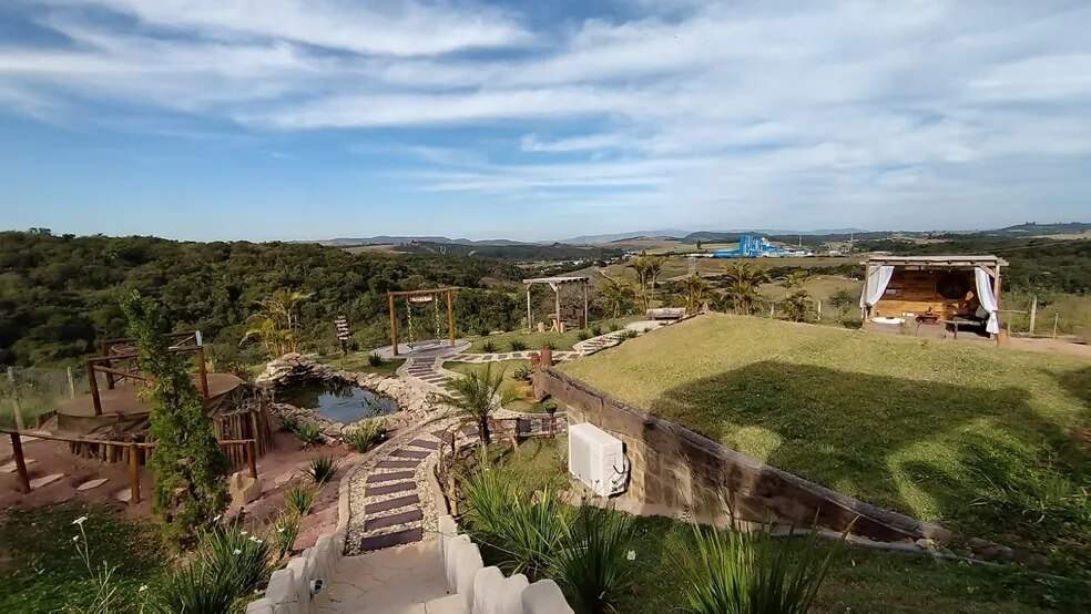 Jardim da Casa de Hobbit em Jarinu