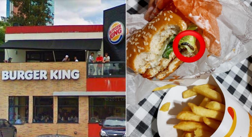Vendedora se deparou com larva na alface de um dos lanches em que comprou com o namorado