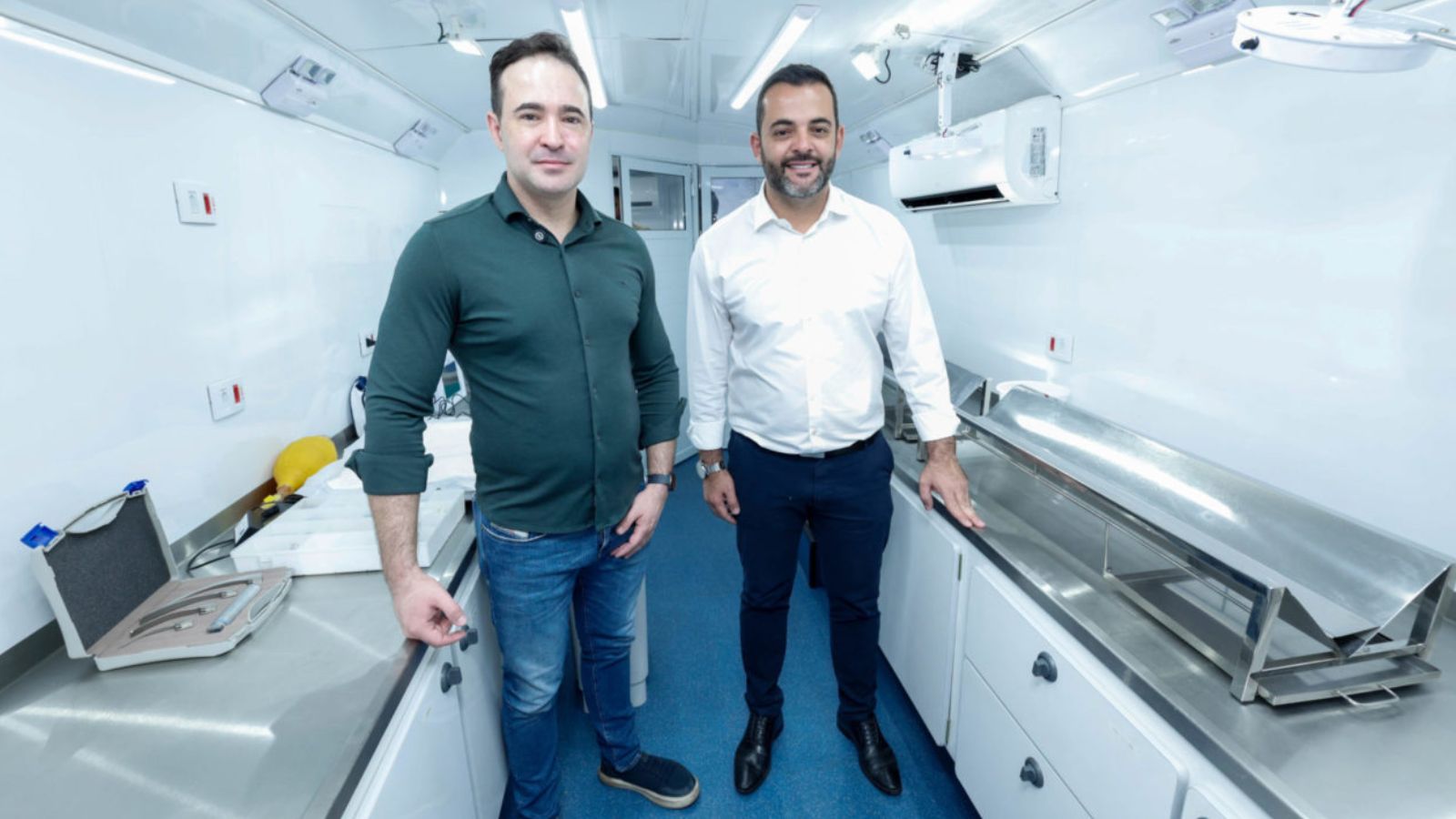 Deputado Bruno Ganem e prefeito Gustavo Martinelli