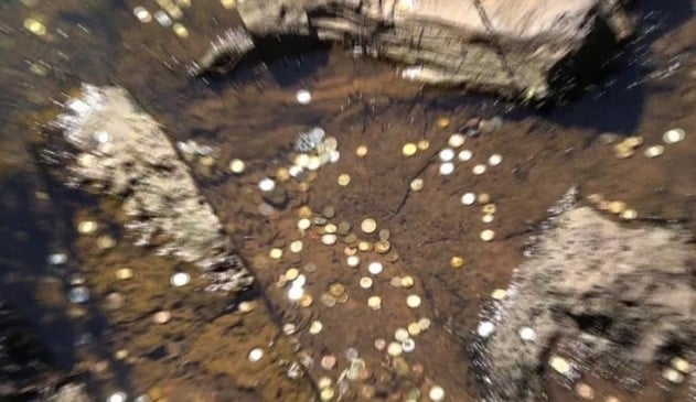 Mais de 300 quilos de ‘moedas da sorte’ são retiradas das Cataratas do Iguaçu