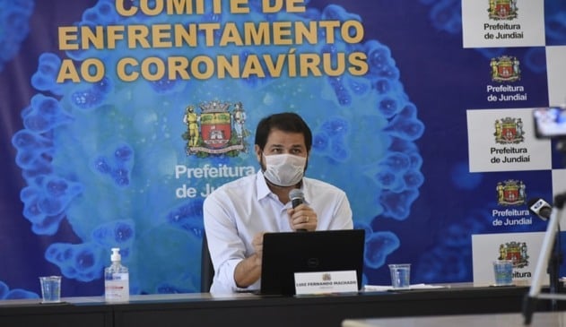 Foto do prefeito de Jundiaí, Luiz Fernando Machado