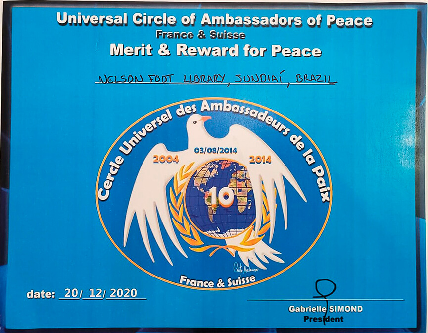 Certificado internacional ZumbiTECA. (Foto: Divulgação)