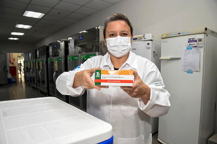 Novo lote de vacina contra Covid-19. (Foto: Divulgação) Novo lote de vacina contra Covid-19. (Foto: Divulgação)