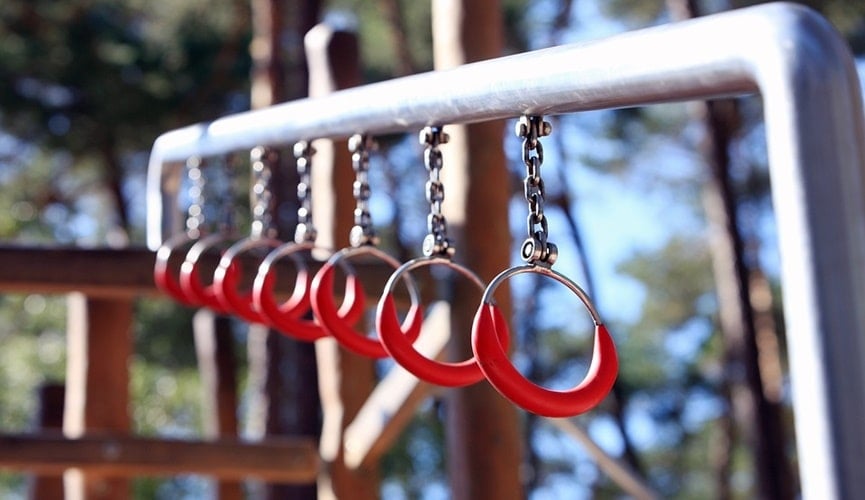 Foto de arcos em parque infantil