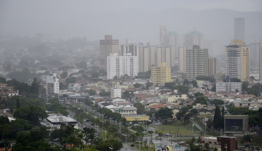 alto índice de chuva
