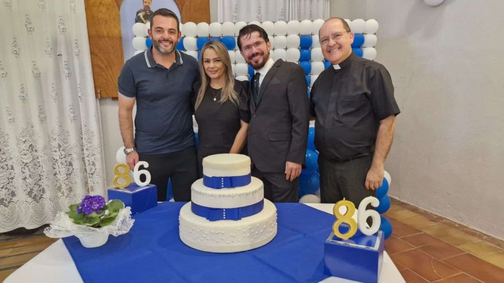 Autoridades de Jundiaí em aniversário da Cidade Vicentina.